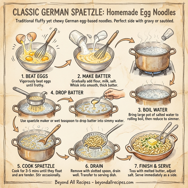 Classic German Spaetzle: Homemade Egg Noodles instructions