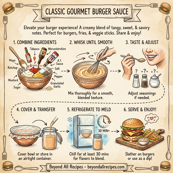 Classic Gourmet Burger Sauce instructions