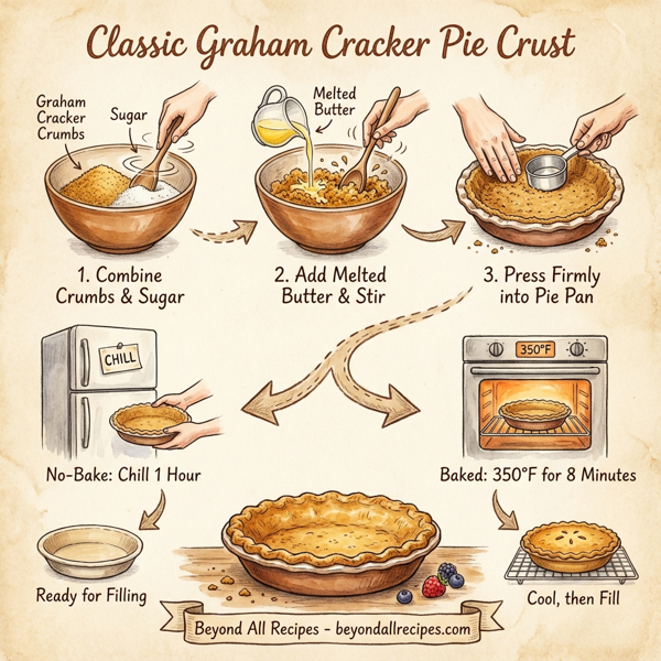 Classic Graham Cracker Pie Crust instructions