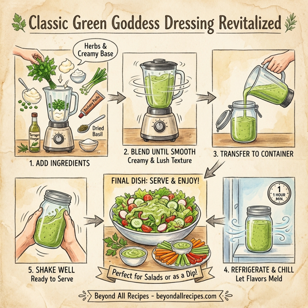Classic Green Goddess Dressing Revitalized instructions