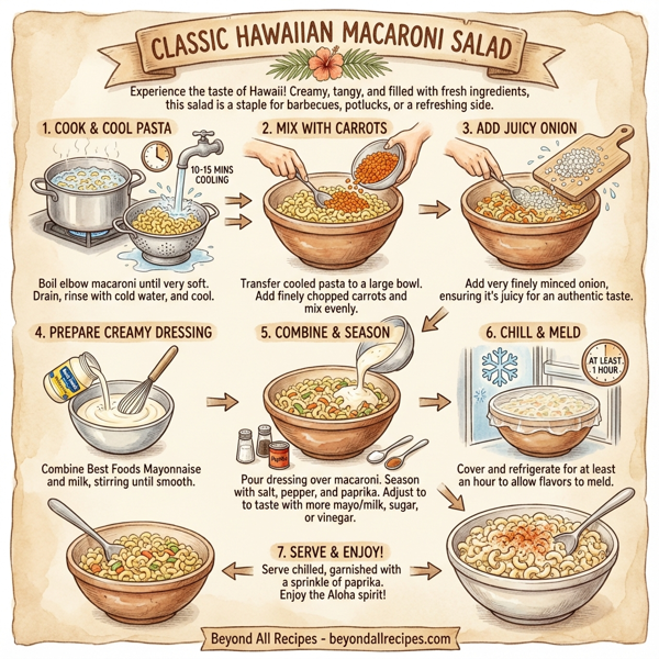 Classic Hawaiian Macaroni Salad instructions