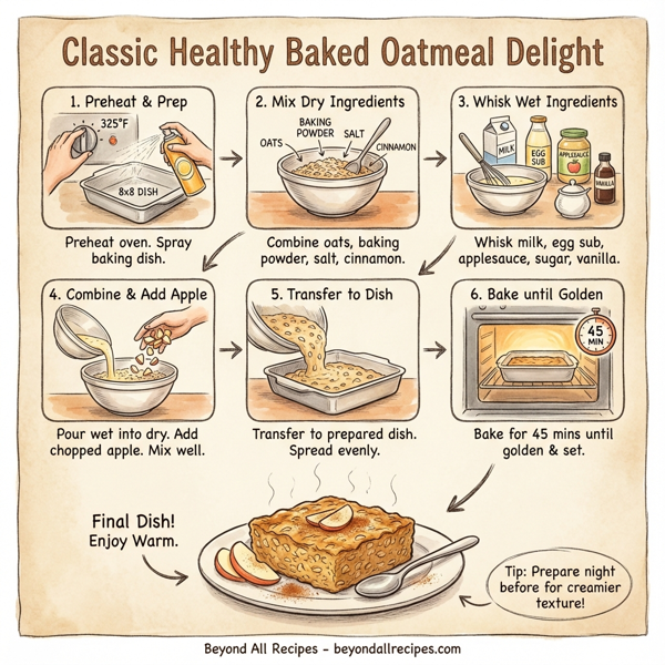 Classic Healthy Baked Oatmeal Delight instructions