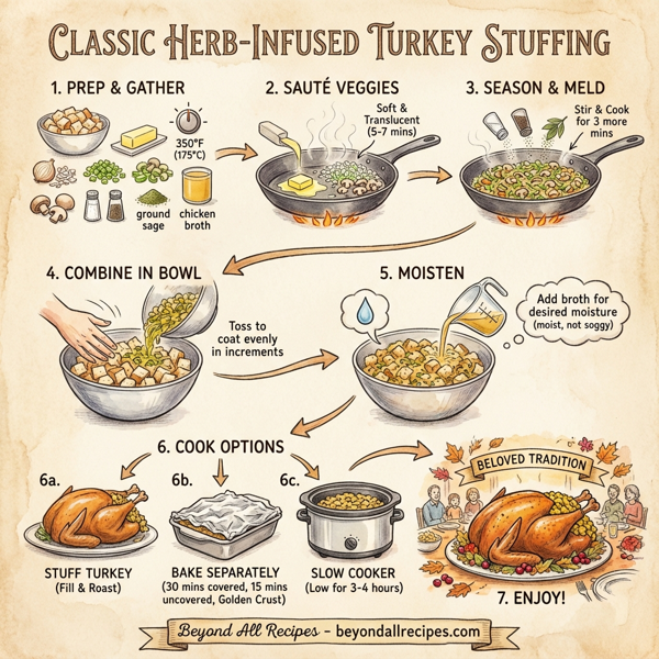 Classic Herb-Infused Turkey Stuffing instructions