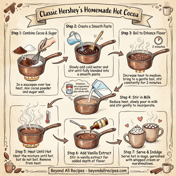 Classic Hershey's Homemade Hot Cocoa instructions