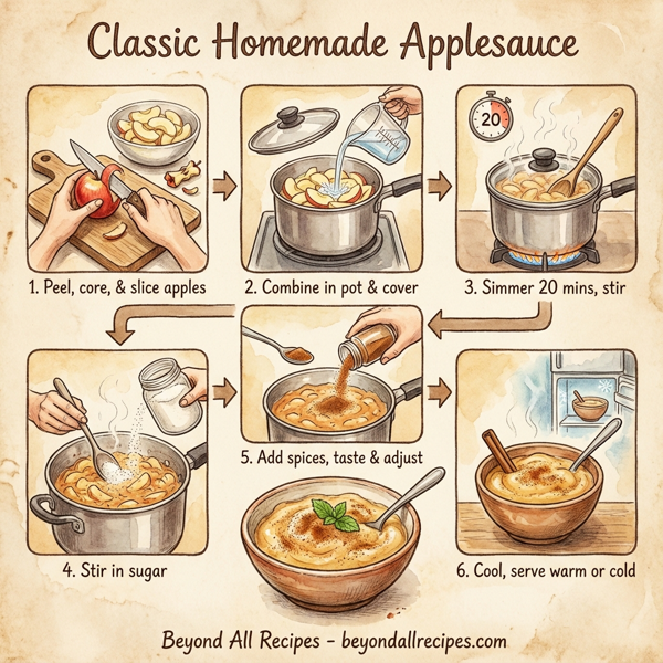 Classic Homemade Applesauce instructions