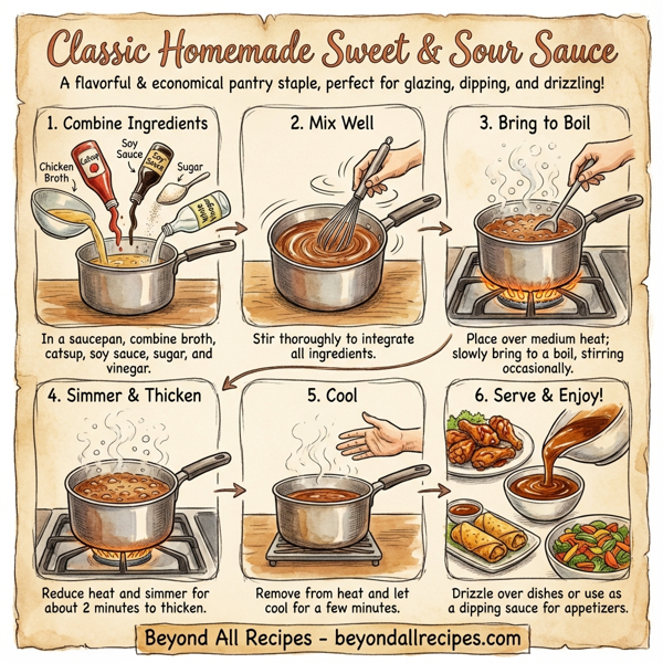 Classic Homemade Sweet & Sour Sauce instructions