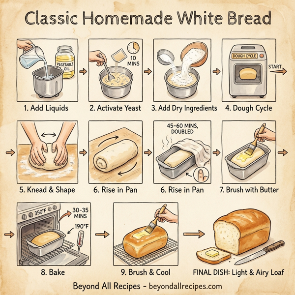 Classic Homemade White Bread instructions