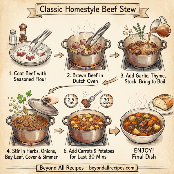 Classic Homestyle Beef Stew instructions