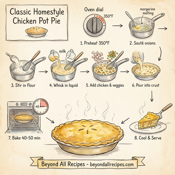Classic Homestyle Chicken Pot Pie instructions