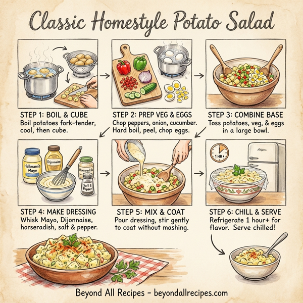 Classic Homestyle Potato Salad instructions