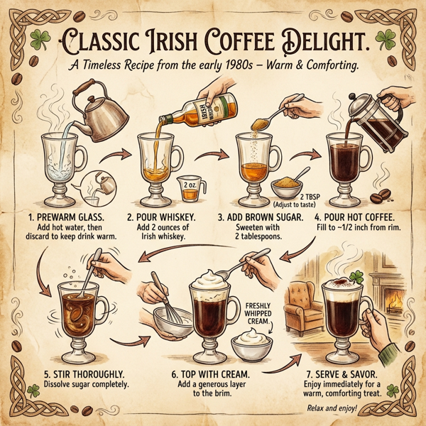 Classic Irish Coffee Delight instructions