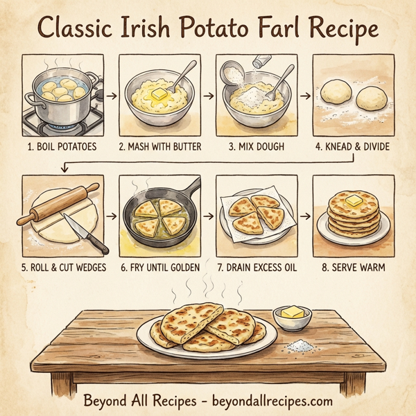 Classic Irish Potato Farl instructions