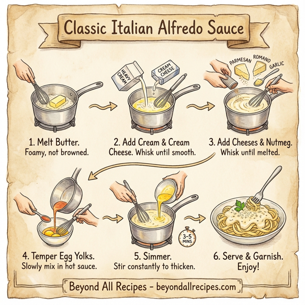 Classic Italian Alfredo Sauce instructions