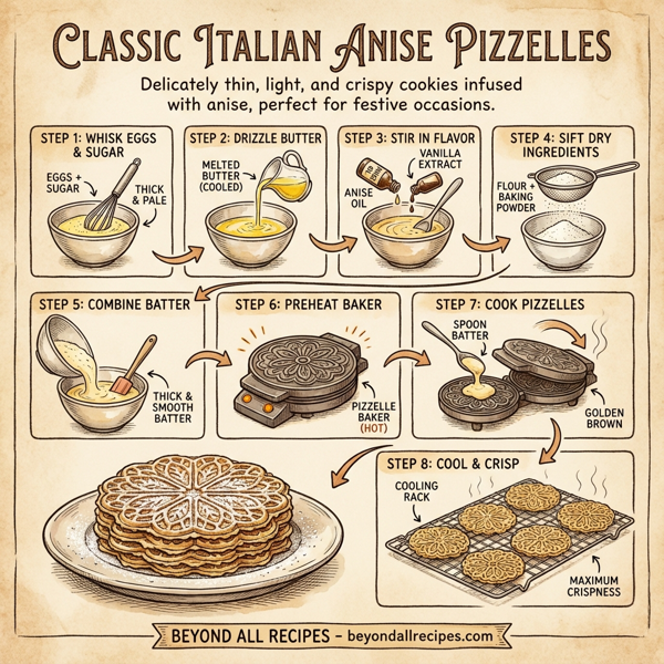 Classic Italian Anise Pizzelles instructions