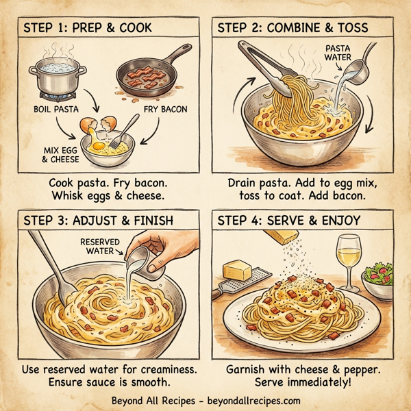 Classic Italian Carbonara instructions