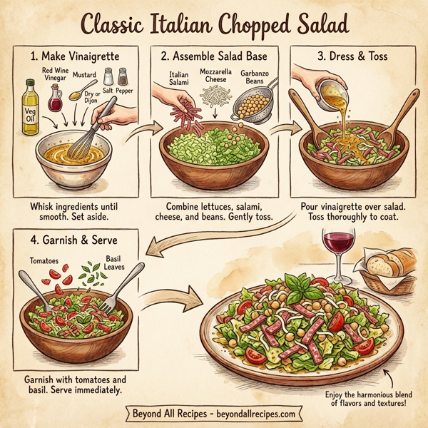 Classic Italian Chopped Salad instructions