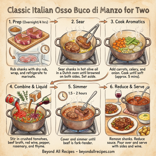 Classic Italian Osso Buco di Manzo for Two instructions