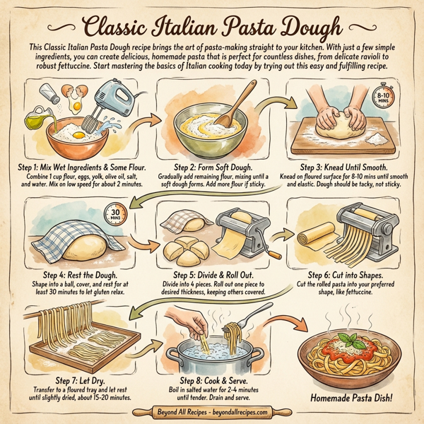 Classic Italian Pasta Dough instructions