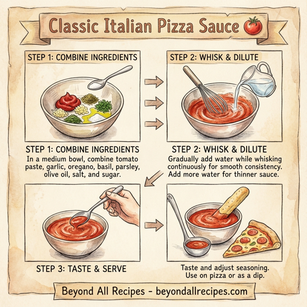 Classic Italian Pizza Sauce instructions