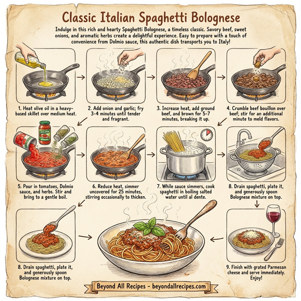 Classic Italian Spaghetti Bolognese instructions