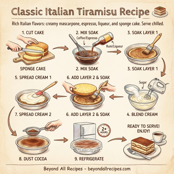 Classic Italian Tiramisu instructions