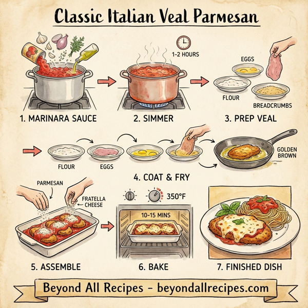 Classic Italian Veal Parmesan instructions