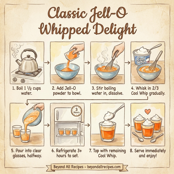 Classic Jell-O Whipped Delight instructions