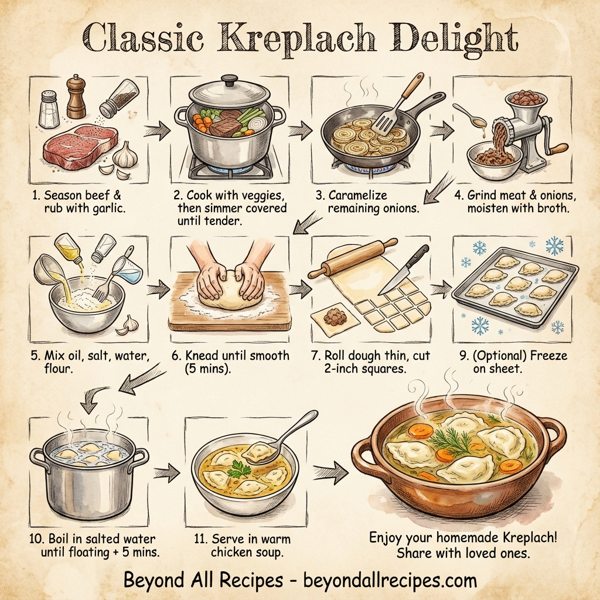 Classic Kreplach Delight instructions