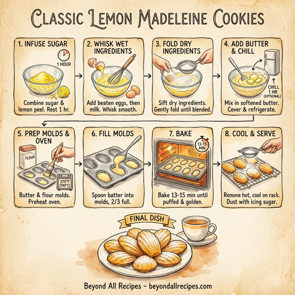 Classic Lemon Madeleine Cookies instructions