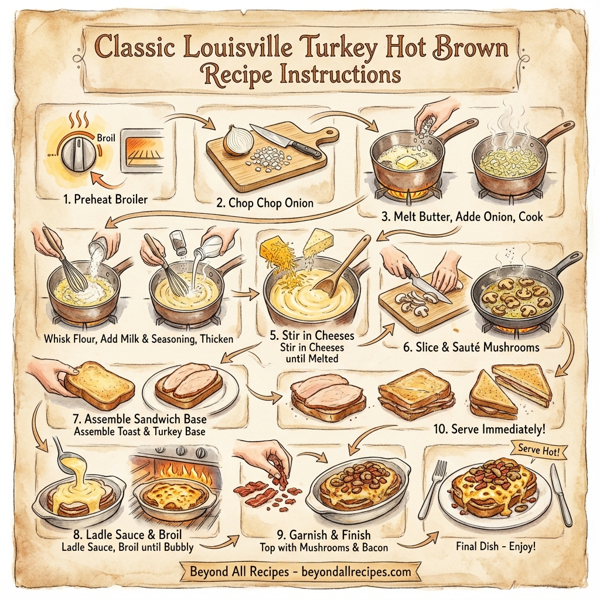 Classic Louisville Turkey Hot Brown instructions