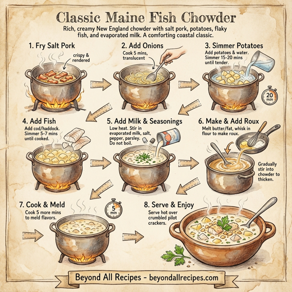 Classic Maine Fish Chowder instructions