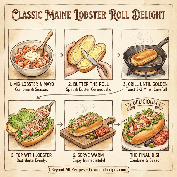 Classic Maine Lobster Roll Delight instructions