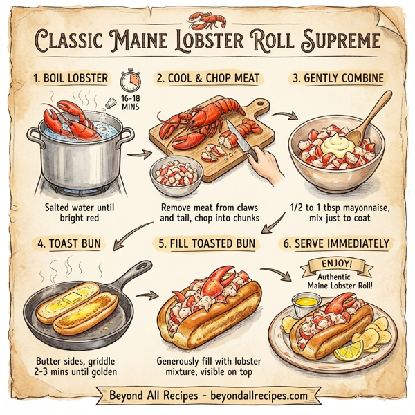 Classic Maine Lobster Roll Supreme instructions