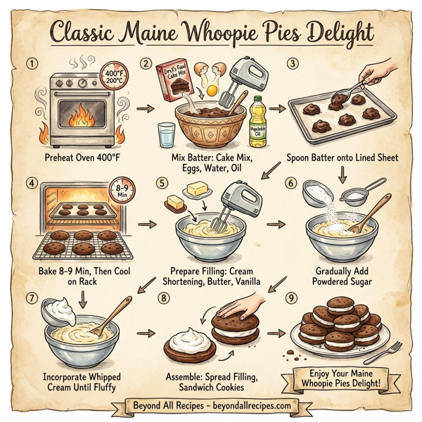 Classic Maine Whoopie Pies Delight instructions