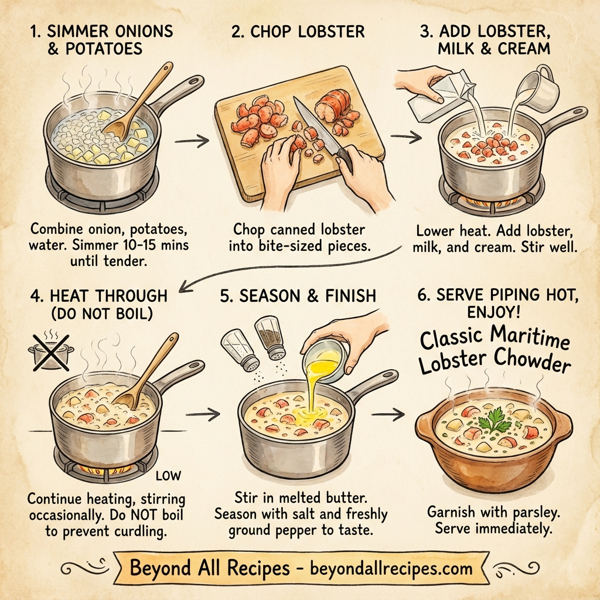 Classic Maritime Lobster Chowder instructions