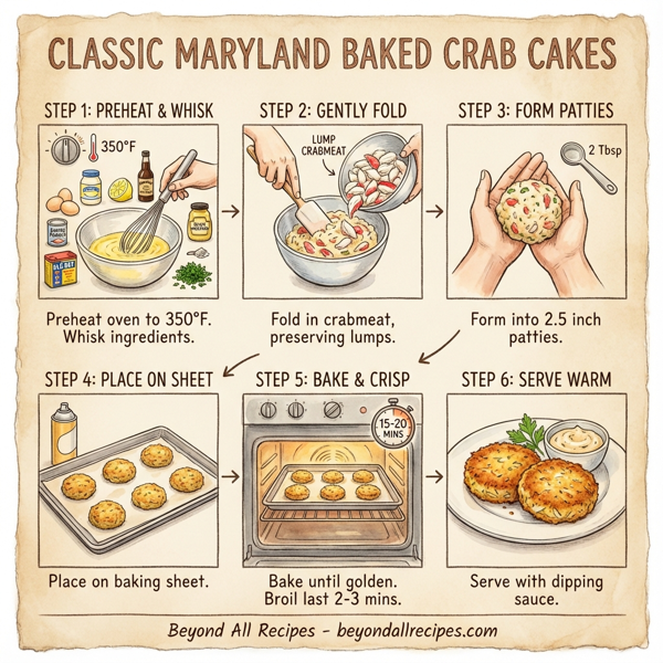 Classic Maryland Baked Crab Cakes instructions