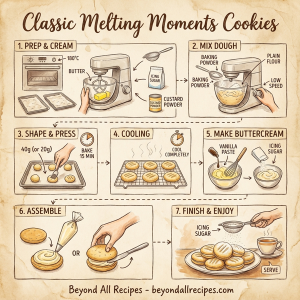 Classic Melting Moments Cookies instructions