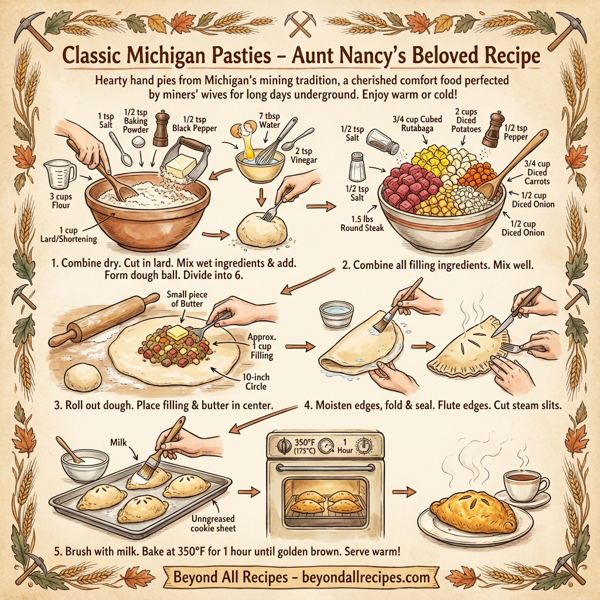 Classic Michigan Pasties instructions