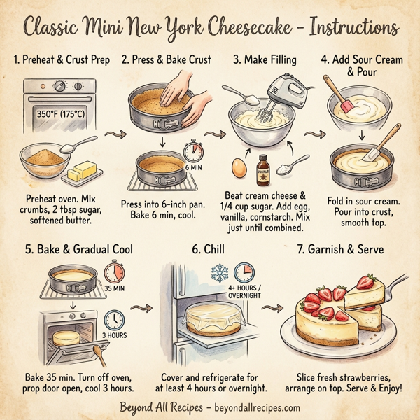 Classic Mini New York Cheesecake instructions