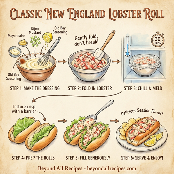 Classic New England Lobster Roll instructions