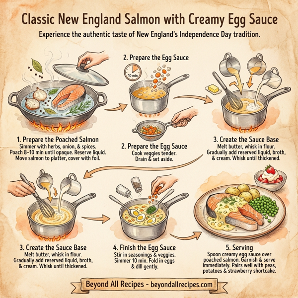 Classic New England Salmon with Creamy Egg Sauce instructions