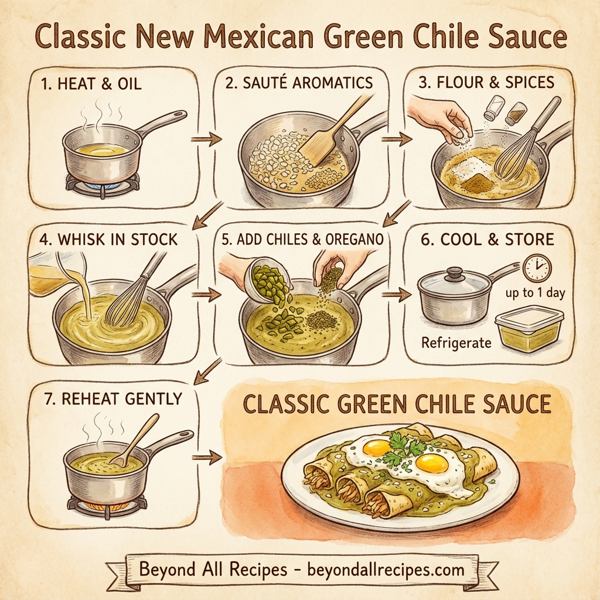 Classic New Mexican Green Chile Sauce instructions