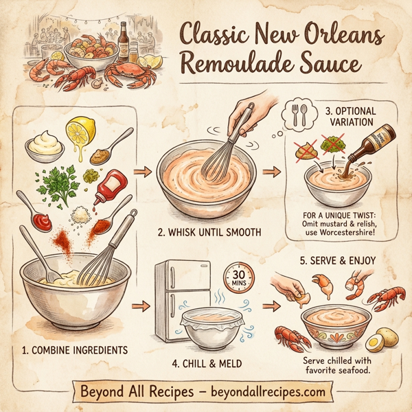 Classic New Orleans Remoulade Sauce instructions