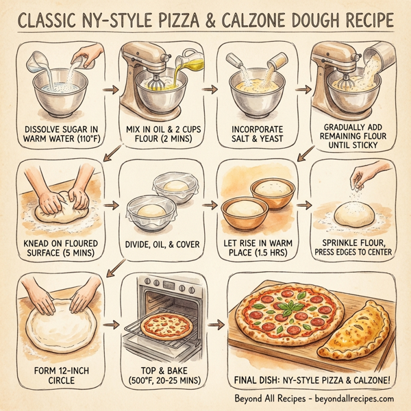 Classic New York-Style Pizza & Calzone Dough instructions