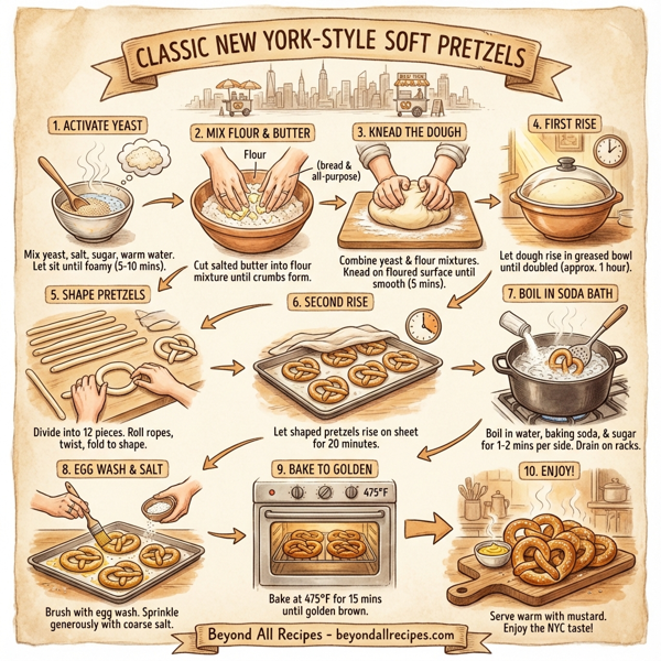 Classic New York-Style Soft Pretzels instructions