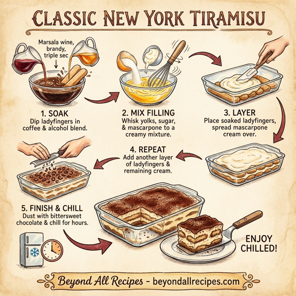 Classic New York Tiramisu instructions