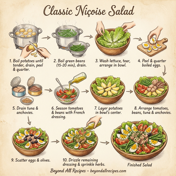 Classic Niçoise Salad instructions