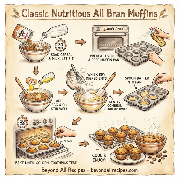 Classic Nutritious All Bran Muffins instructions