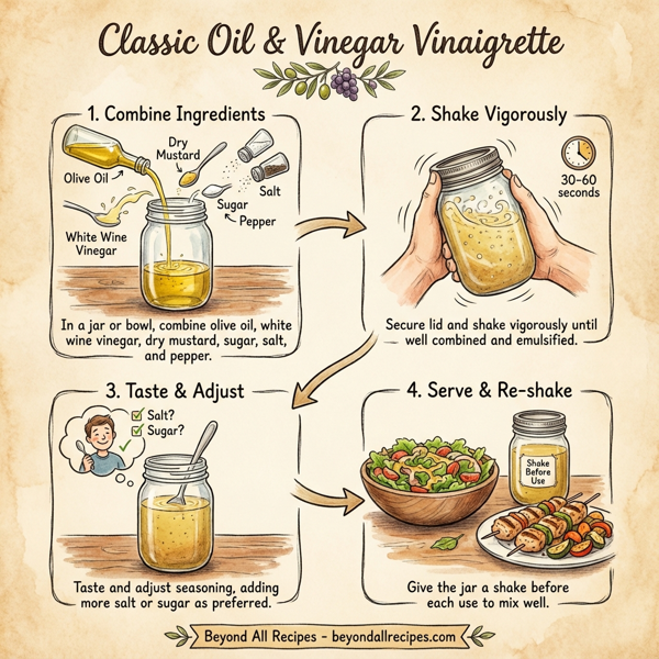 Classic Oil and Vinegar Vinaigrette instructions