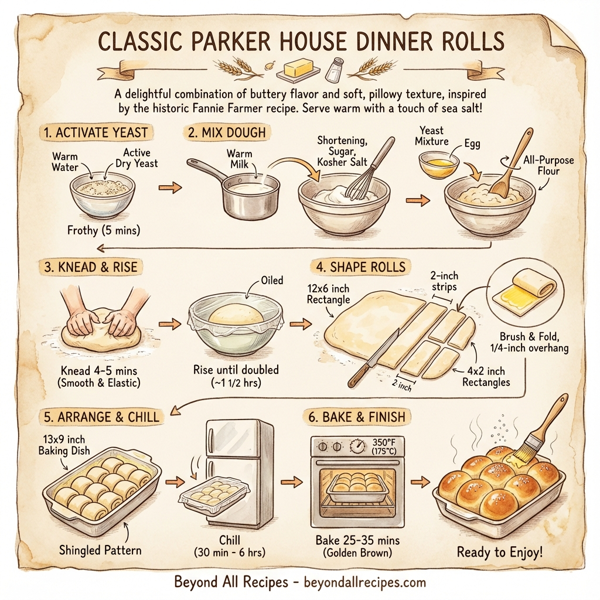 Classic Parker House Dinner Rolls instructions